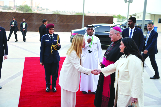 Italian Prime Minister visits Cathedral of Our Lady of Arabia
